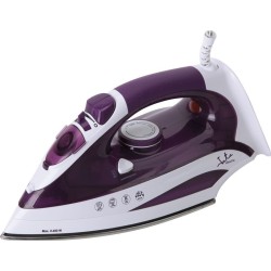 JATA PL225 plancha Plancha a vapor Suela de acero inoxidable 2400 W Púrpura, Blanco