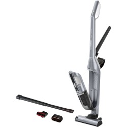 Bosch BCH3P210 aspiradora de pie y escoba eléctrica Aspiradora escoba 2 en 1 AC Batería Secar Sin bolsa 0,4 L Negro, Gris