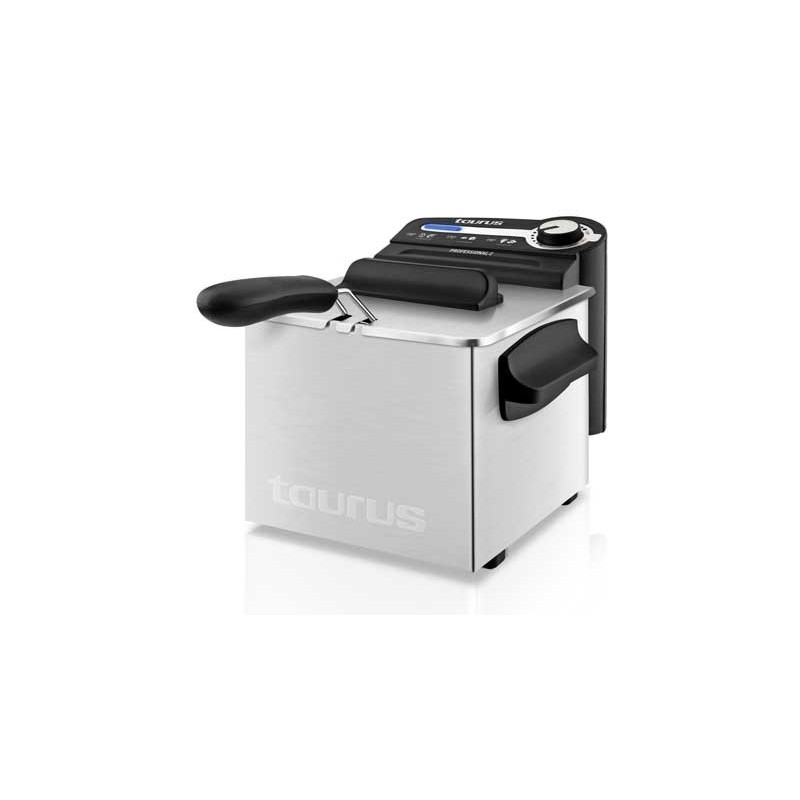 Taurus Professional 2 Plus Sencillo 2 L Independiente Freidora Acero inoxidable