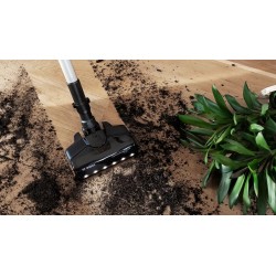 Bosch BBS711W aspiradora de pie y escoba eléctrica Aspiradora escoba 2 en 1 Batería Secar Filtro higiénico Sin bolsa 0,3 L