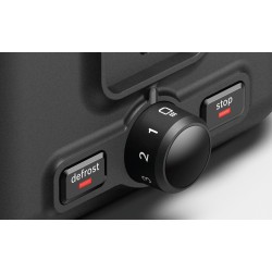 Bosch TAT3P423 tostadora 2 rebanada(s) 970 W Negro