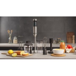 Cecotec Power TitanBlack 1500 XL PerfectCream&Crush Batidora de inmersión 1500 W Negro, Verde, Acero inoxidable