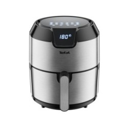 Tefal Easy Fry EY401D Sencillo 4,2 L Independiente 1500 W Freidora de aire caliente Negro, Acero inoxidable