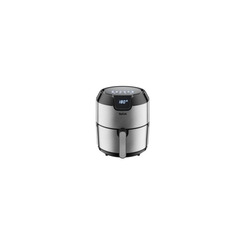 Tefal Easy Fry EY401D Sencillo 4,2 L Independiente 1500 W Freidora de aire caliente Negro, Acero inoxidable