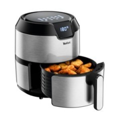Tefal Easy Fry EY401D Sencillo 4,2 L Independiente 1500 W Freidora de aire caliente Negro, Acero inoxidable