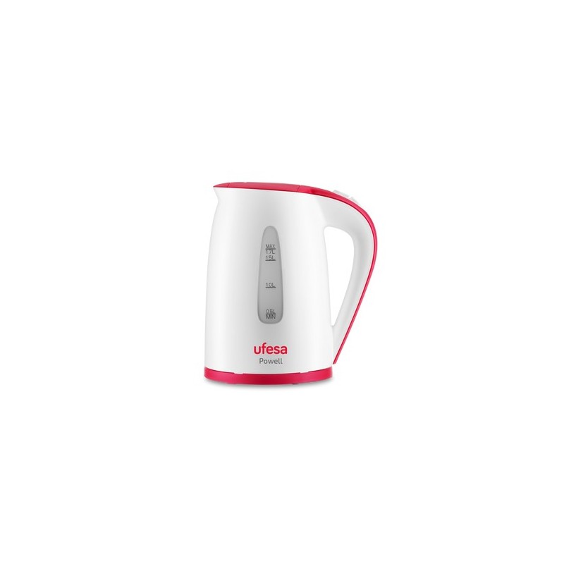 Ufesa Powell tetera eléctrica 1,7 L 2200 W Rosa, Blanco