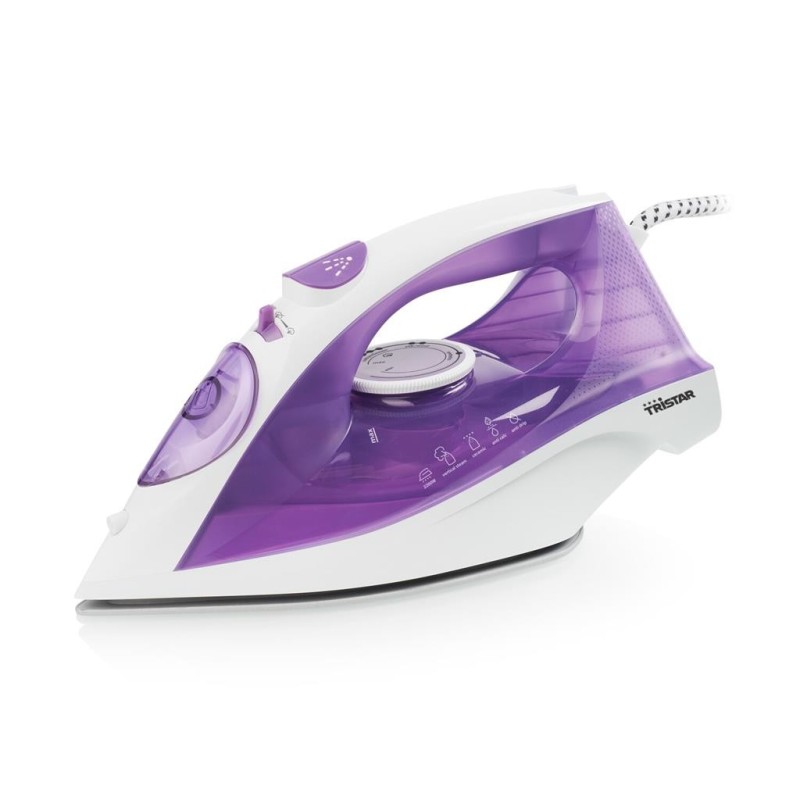 Tristar ST-8350 plancha Plancha vapor-seco Suela de cerámica 2200 W Púrpura