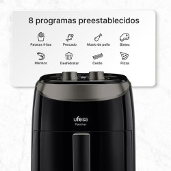 Ufesa 3.5L Panther Sencillo 3,5 L Independiente Freidora de aire caliente Negro