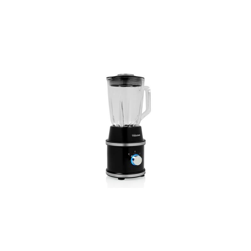 Tristar BL-4481PR licuadora 1,5 L Batidora de vaso 1300 W Negro, Transparente