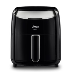 Ufesa Apex Sencillo 3,5 L Independiente 1200 W Freidora de aire caliente Negro, Acero inoxidable
