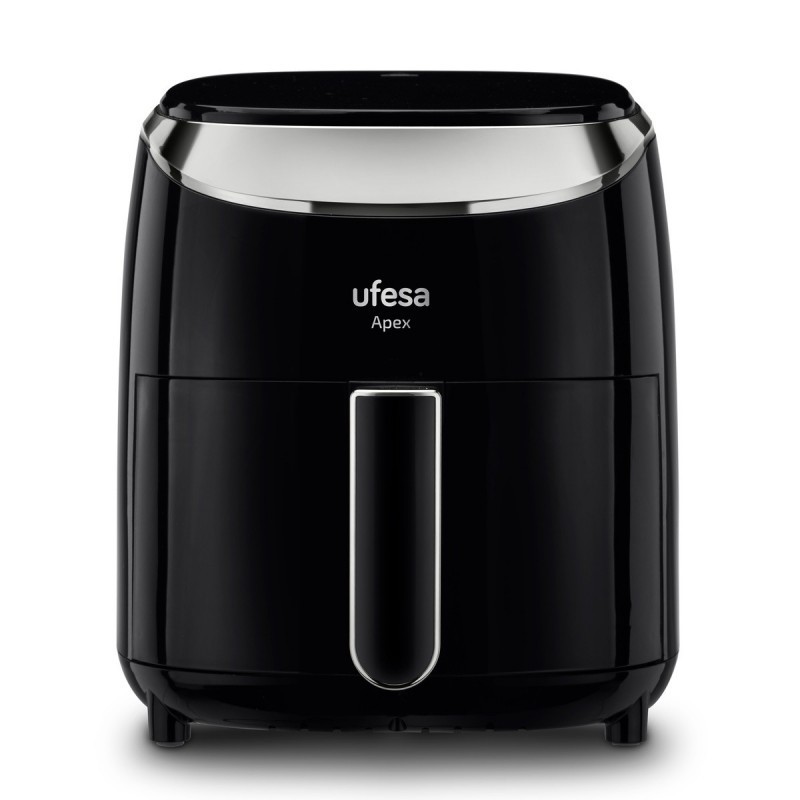 Ufesa Apex Sencillo 3,5 L Independiente 1200 W Freidora de aire caliente Negro, Acero inoxidable