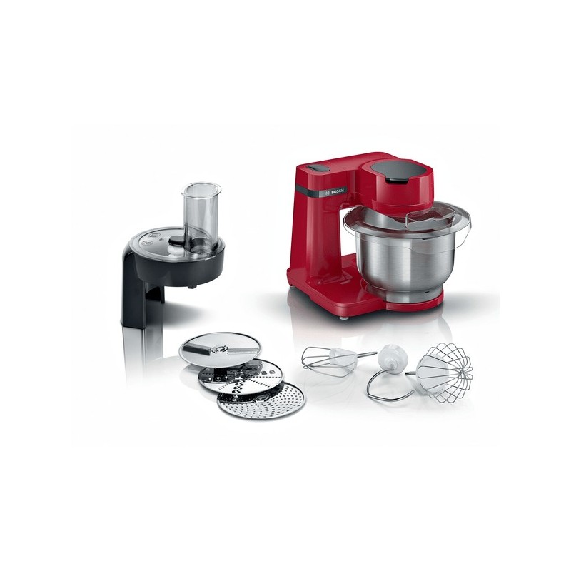 Bosch Serie 2 MUMS2ER01 robot de cocina 700 W 3,8 L Rojo