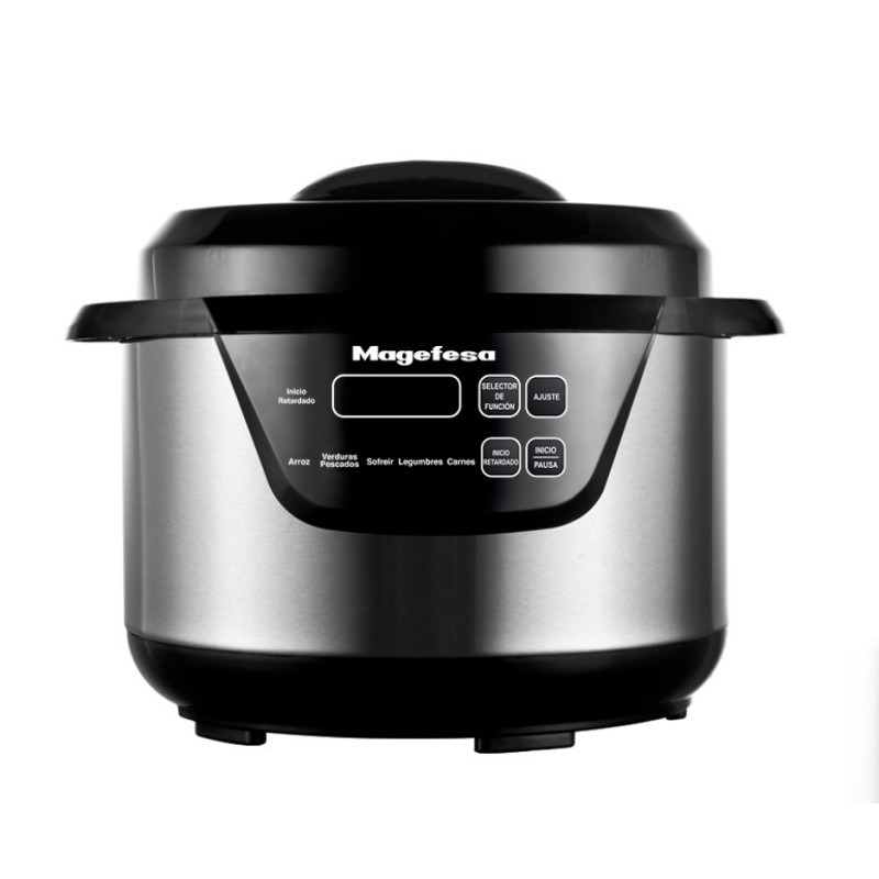 Magefesa 6402 6 L 1000 W Negro, Plata