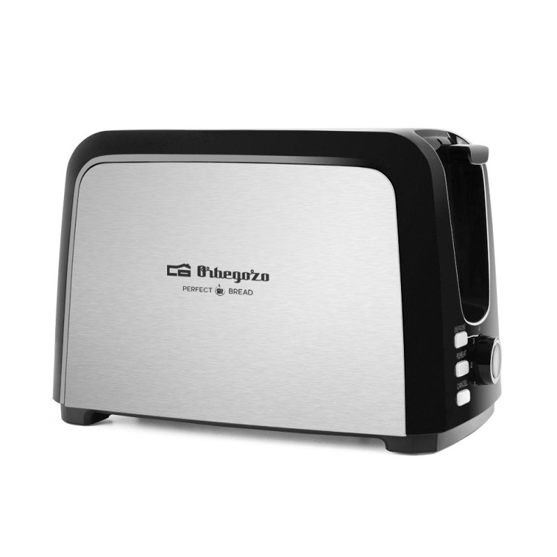 Orbegozo TO 3060 tostadora 7 2 rebanada(s) 750 W Negro, Acero inoxidable