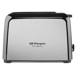 Orbegozo TO 3060 tostadora 7 2 rebanada(s) 750 W Negro, Acero inoxidable