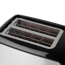 Orbegozo TO 3060 tostadora 7 2 rebanada(s) 750 W Negro, Acero inoxidable