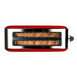 Taurus Vintage Red 6 2 rebanada(s) 1400 W Rojo, Acero inoxidable