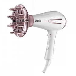 Ufesa SC8400 AirPro secador 2200 W Oro rosado, Blanco