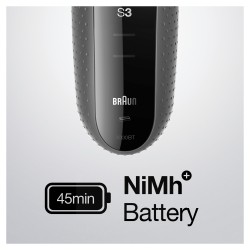 Braun Series 3 3000BT Máquina de afeitar de láminas Recortadora Gris