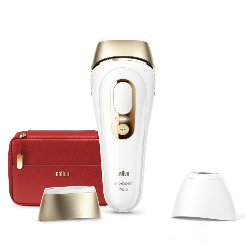 Braun Silk-expert Pro IPL PL5160 Luz pulsada intensa (IPL) Oro, Blanco