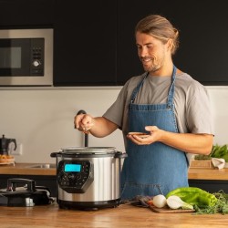 Cecotec GM H Deluxe Fry Pot 6 L Negro, Acero inoxidable