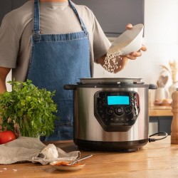 Cecotec GM H Deluxe Fry Pot 6 L Negro, Acero inoxidable