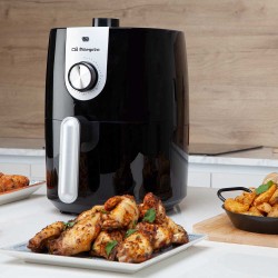 Orbegozo FDR 27 freidora Sencillo 2,5 L Independiente 1200 W Freidora de aire caliente Negro, Gris