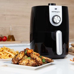 Orbegozo FDR 27 freidora Sencillo 2,5 L Independiente 1200 W Freidora de aire caliente Negro, Gris