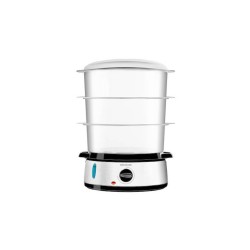 Cecotec Vapovita 3000 Inox vaporizador Independiente 800 W Negro, Acero inoxidable, Transparente