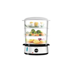 Cecotec Vapovita 3000 Inox vaporizador Independiente 800 W Negro, Acero inoxidable, Transparente