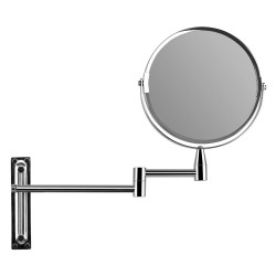Orbegozo ESP 4000 espejo para maquillaje Tornillos Alrededor Negro, Cromo