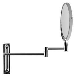 Orbegozo ESP 4000 espejo para maquillaje Tornillos Alrededor Negro, Cromo