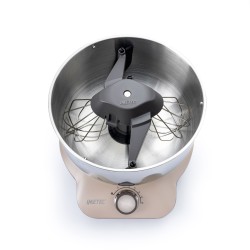 Imetec Cake Lover Batidora de varillas 1500 W Beige, Marrón, Acero inoxidable