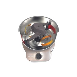 Imetec Cake Lover Batidora de varillas 1500 W Beige, Marrón, Acero inoxidable