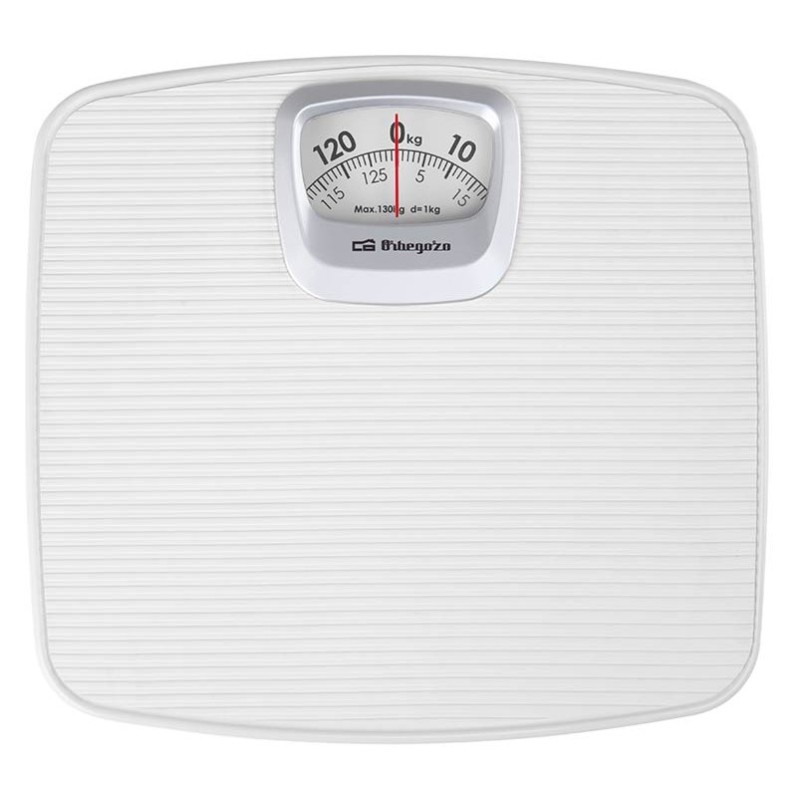 Orbegozo PB 2011 báscula de baño Rectángulo Blanco Báscula de baño analógica
