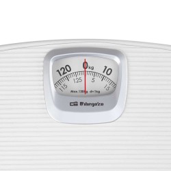 Orbegozo PB 2011 báscula de baño Rectángulo Blanco Báscula de baño analógica