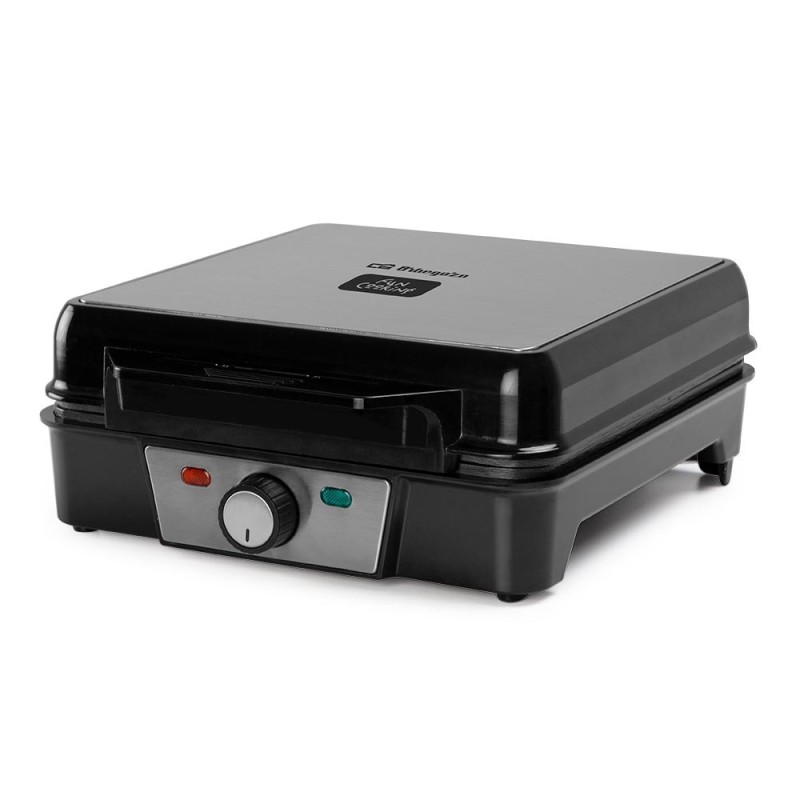Orbegozo WL 2200 4 barquillo(s) 1200 W Negro, Acero inoxidable