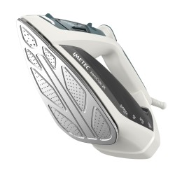 Imetec ZeroCalc Z1 2500 Plancha vapor-seco Suela de acero inoxidable 2200 W Verde azulado, Blanco