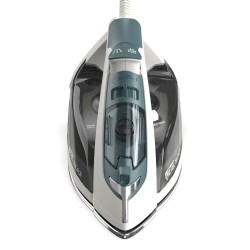 Imetec ZeroCalc Z1 2500 Plancha vapor-seco Suela de acero inoxidable 2200 W Verde azulado, Blanco
