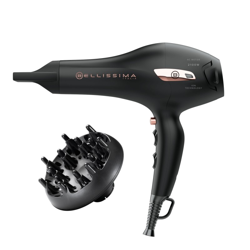 Bellissima P7 3000 secador 2100 W Negro, Oro rosa