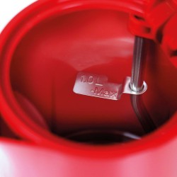 JATA JEHA1038 tetera eléctrica 1 L 2200 W Rojo