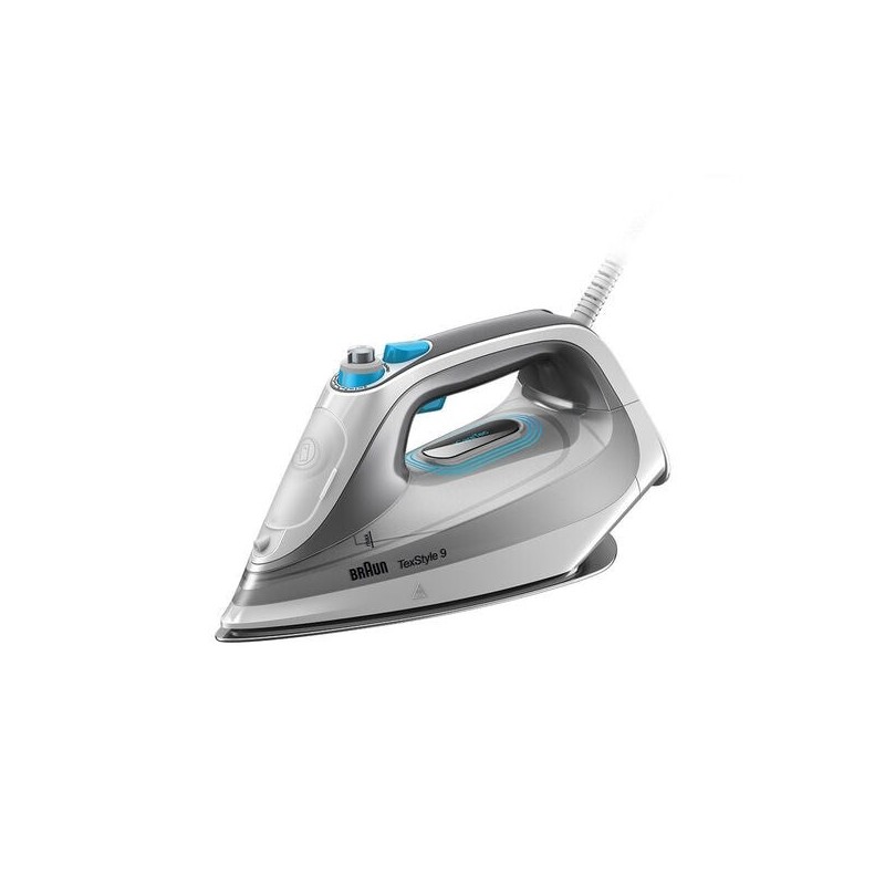 Braun SI 9270 WH plancha Plancha vapor-seco EloxalPlus soleplate 3000 W Gris, Blanco