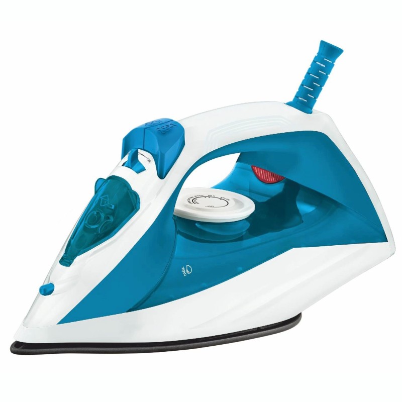 Comelec PV1407 Plancha seco Suela de acero inoxidable 2000 W Azul, Blanco