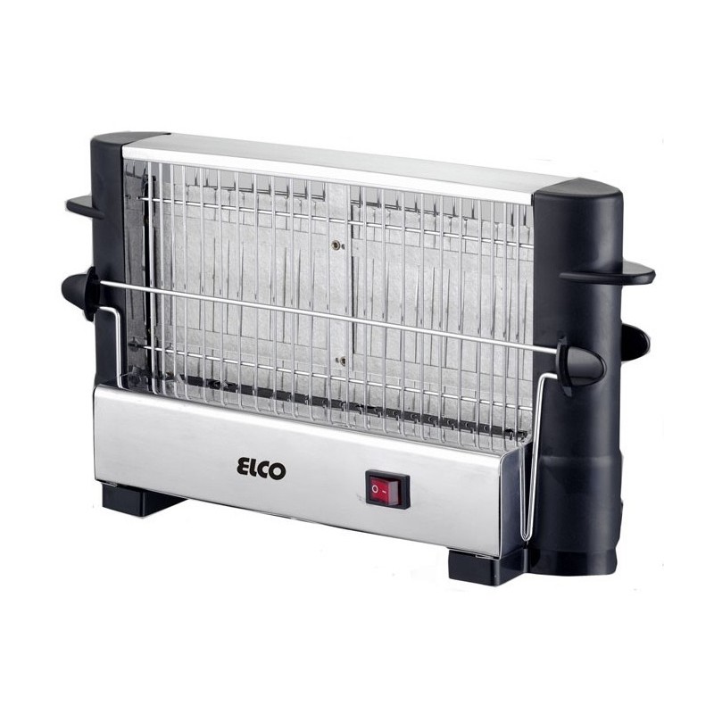 Elco PT-1082 tostadora 4 rebanada(s) 750 W Negro, Acero inoxidable