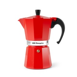 Orbegozo KFR 940 cafetera manual Cafetera italiana Rojo
