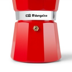 Orbegozo KFR 940 cafetera manual Cafetera italiana Rojo