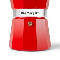 Orbegozo KFR 640 cafetera manual Cafetera italiana Rojo