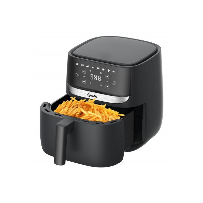 Elco PF-5705D freidora Sencillo 5,7 L Independiente 1700 W Freidora de aire caliente Negro