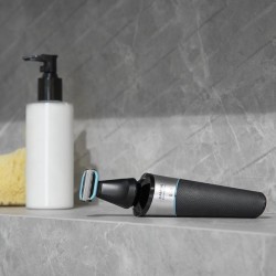 Cecotec Bamba PrecisionCare Máquina de afeitar de rotación Recortadora Negro, Gris, Turquesa