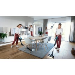 Bosch BSS71125AH aspiradora de pie y escoba eléctrica Aspiradora escoba 2 en 1 Batería Secar Sin bolsa Negro, Azul